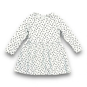 Old Navy | Long Sleeve Cotton Dress (S) ⚫️⚪️⚫️